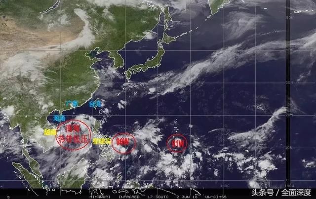 2018台风季开启!三台风组团来袭?广东未来一