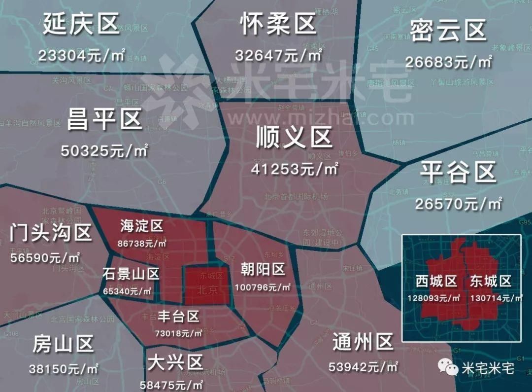 石家庄房价最贵的地方竟不是裕华区!附5月30个热点城市房价地图