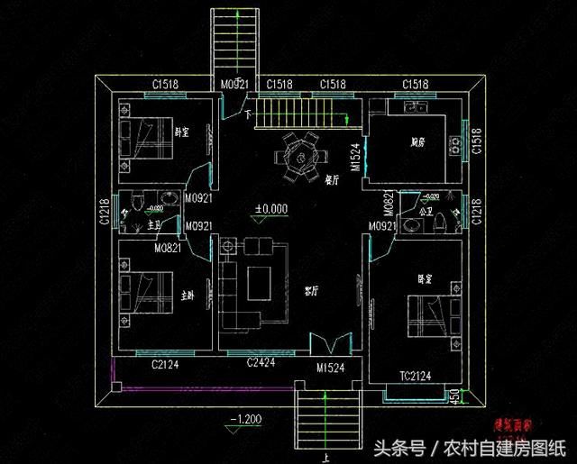 3款带地下室的一层农村别墅，哪款最适合建在南方农村