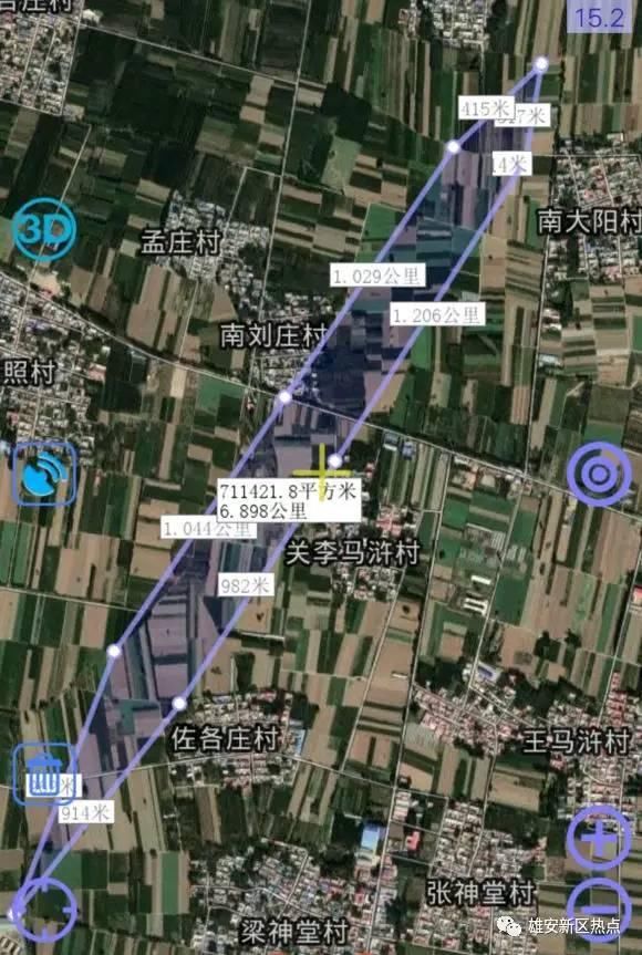 京雄城际雄安站与动车占地所涉及的村庄与小区