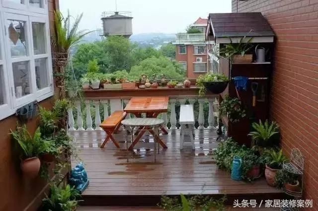 露台这么漂亮，给住顶层的真是捡到一个大便宜！