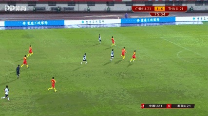 希丁克首秀赢球!中国U21国家队1-0泰国U21迎