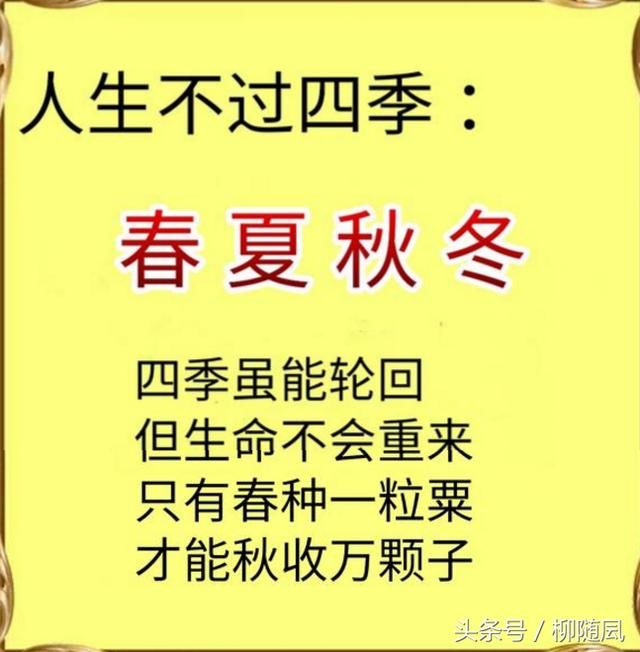 人生有三晃：一晃大了，二晃老了，三晃没了！