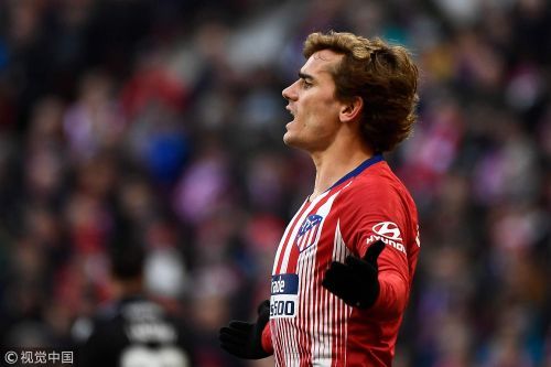 西甲-格列兹曼点射进制胜球 马竞主场1-0莱万特