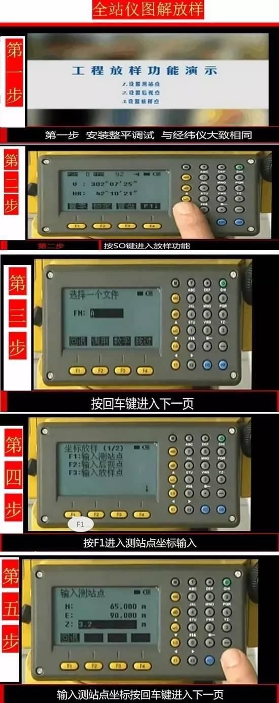 工程测量全站仪坐标放样步骤、 全站仪如何用