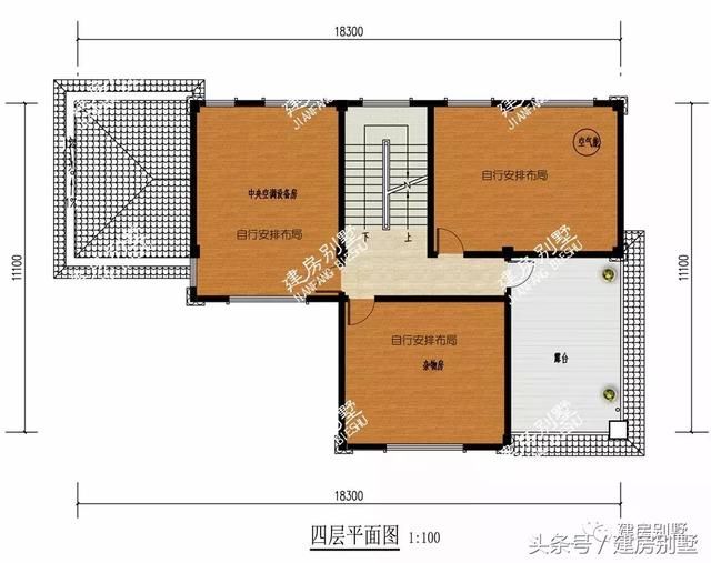 返乡建豪宅首选三层农村别墅户型，建成后就是村里最耀眼的那栋