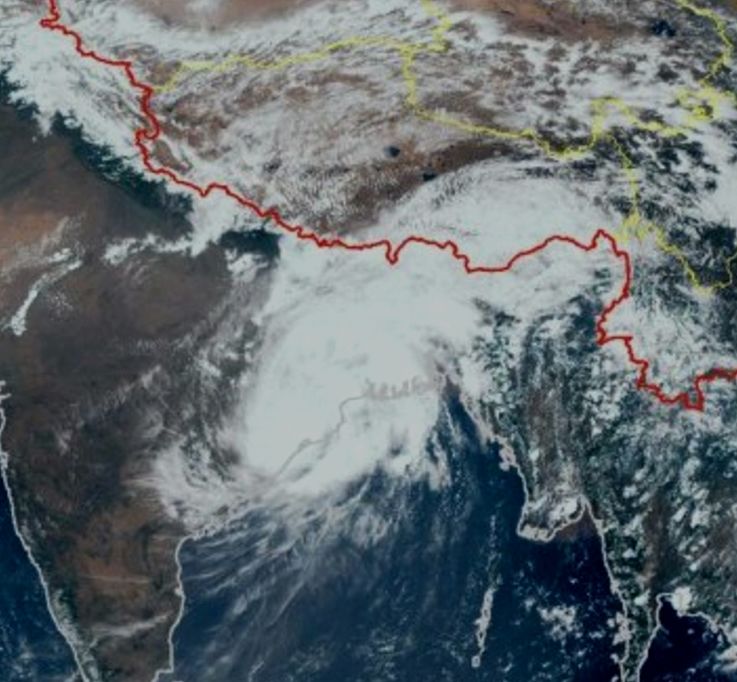 印度洋最强热带气旋为青藏高原带来降雨