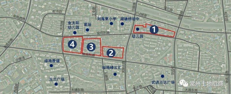 常州市区最新重点地块出炉,推介37幅优质地块!