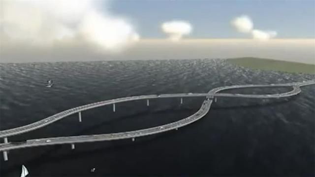 港珠澳大桥一个设计,解决内地港澳车辆行驶问