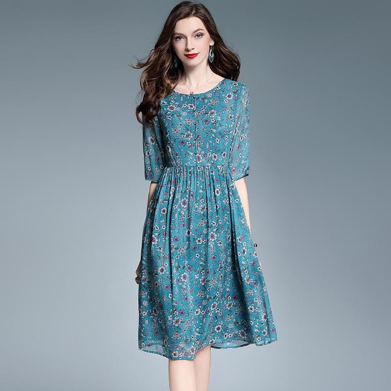 大气上档次的皇点真丝连衣裙,优雅高贵让你曼