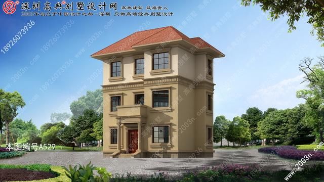 农村两层有山有水的环境小楼也可以很好看