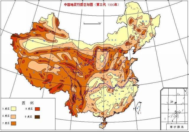 中国的地震带分布 你家处在地震带上吗