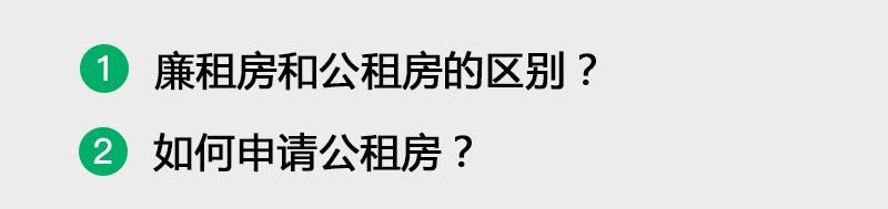 廉租房和公租房有何区别?如何申请?