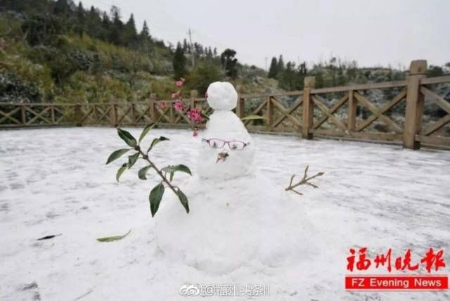 福建下雪啦：你可欣赏过白雪皑皑银装素裹的家乡？