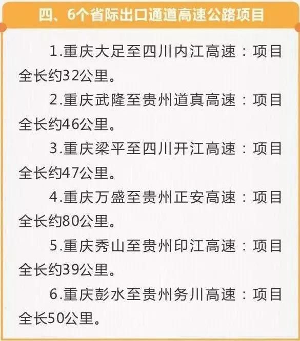 贵州与重庆之间，又要新建4条高速！有经过你的家乡吗？