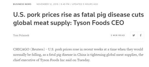 猪肉为什么涨价呢