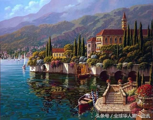 30张超美的美国风光油画