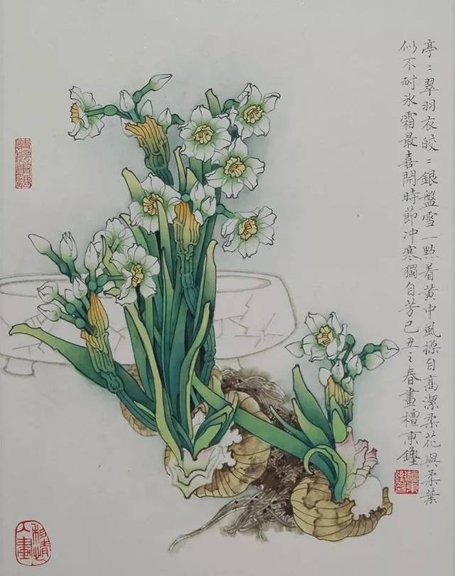 檀东铿｜工笔花鸟画赏析