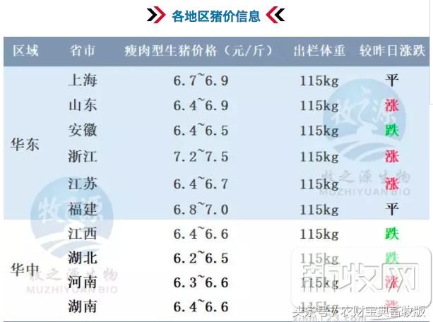 消费提升，猪价止跌回升！全国最新生猪报价