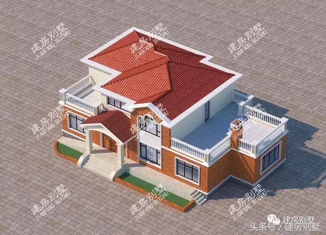 18.410.5米二层农村别墅,施工队看了拍手称赞