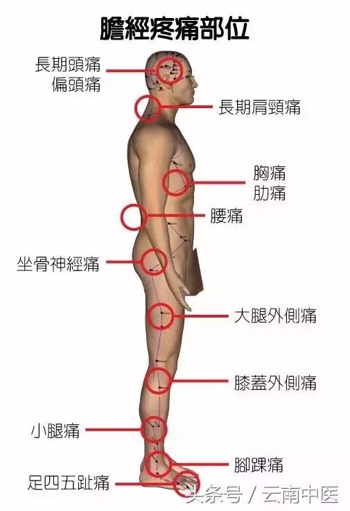 哪里有不适，就可能是哪里的经络出问题了