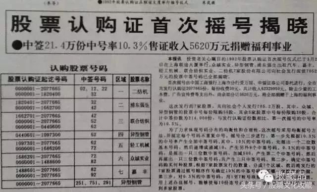 上市公司股票认购证图谱(一)最早在上交所上市