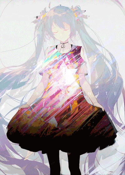 10张让你一眼就爱上的初音未来,第1张初音就如同流年般闪耀