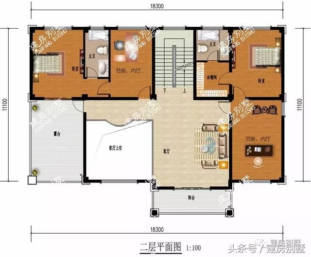 返乡建豪宅首选三层农村别墅户型，建成后就是村里最耀眼的那栋