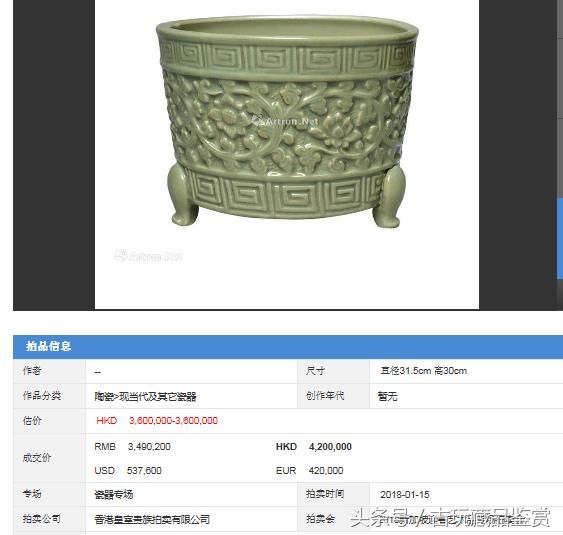 2018拍品铜香炉藏品 图片 拍价 收藏