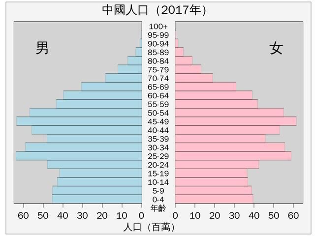 从中印人口结构图，看未来的龙象之争