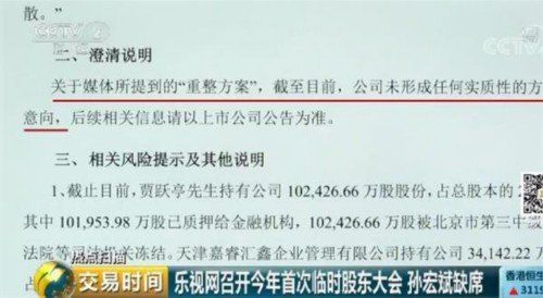 乐视网股价惊现暴涨 15万人跑步入场…这是资金搏杀 还是一味博傻