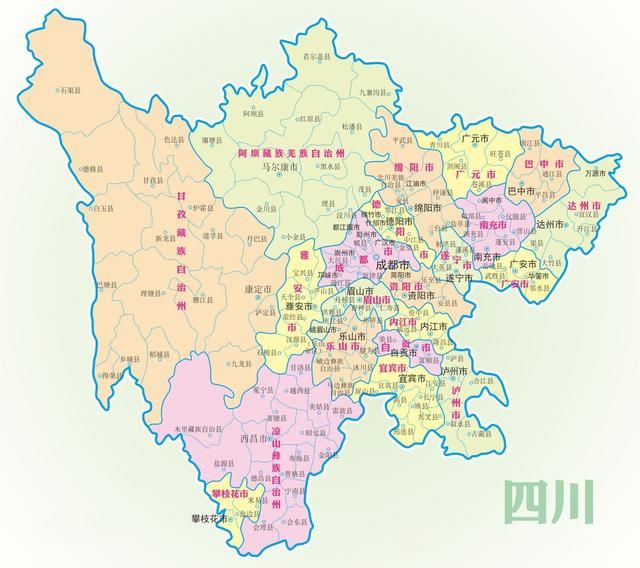 四川省人口有多少 四川省各个地区人口分布情