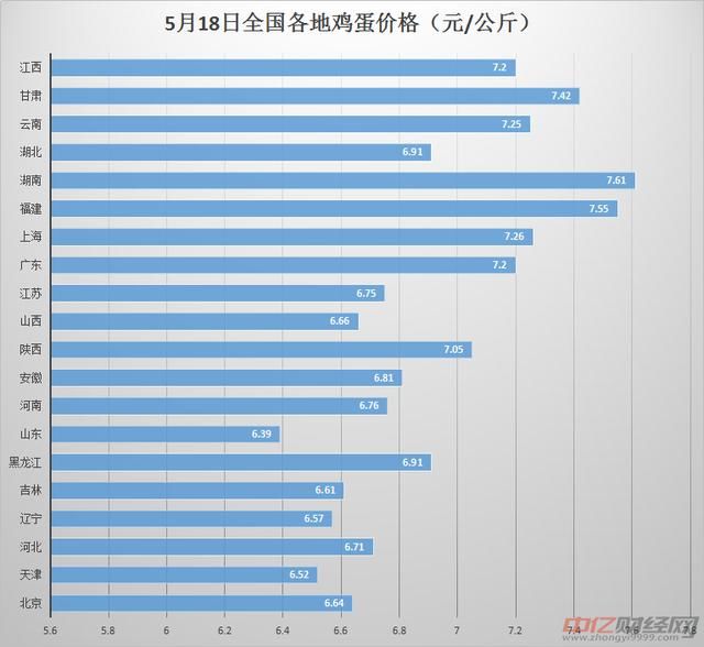 5.18今日鸡蛋价格最新行情走势 鸡蛋主力仍有上行空间