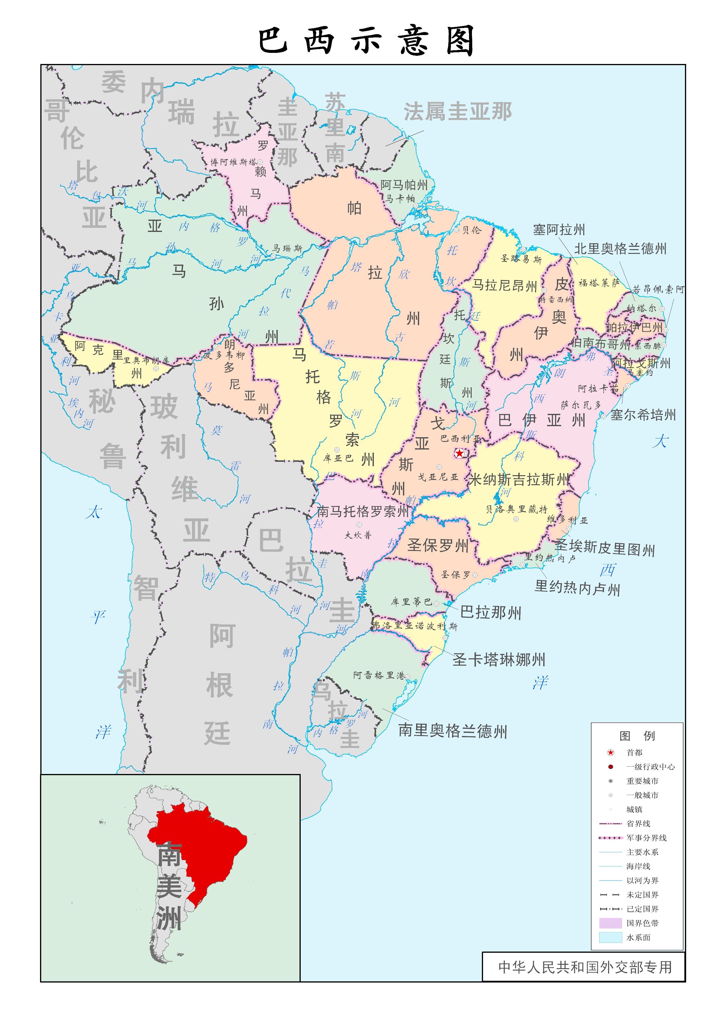 人口密度巴西_巴西人口分布图(2)