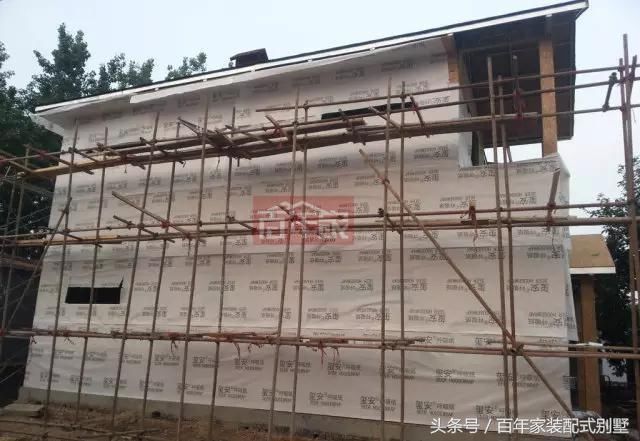 分享湖南小伙自建轻钢别墅建造过程，短短25天就建好了