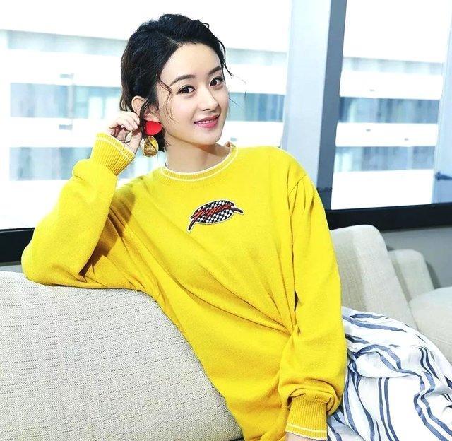 圆脸?方脸?赵丽颖刘涛选对发型长发瓜子脸!就是年中图片发型女中图片