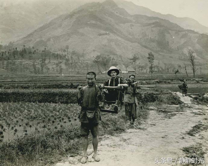 老照片，1909年的四川都江堰市，看时代变迁