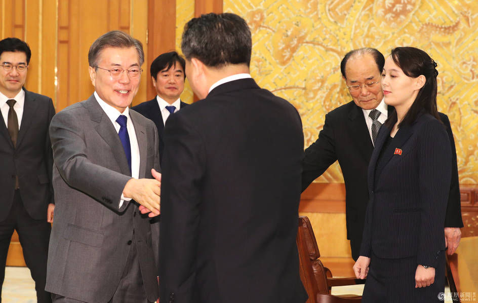 朝韩国家元首会面 警察全城筑人墙护卫