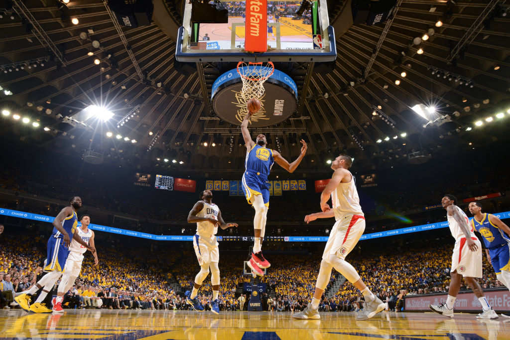 NBA季后赛首轮:快船-勇士G5