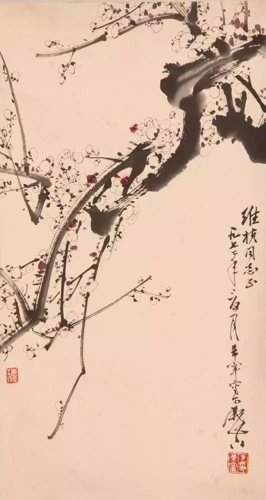 于希宁画梅作品欣赏