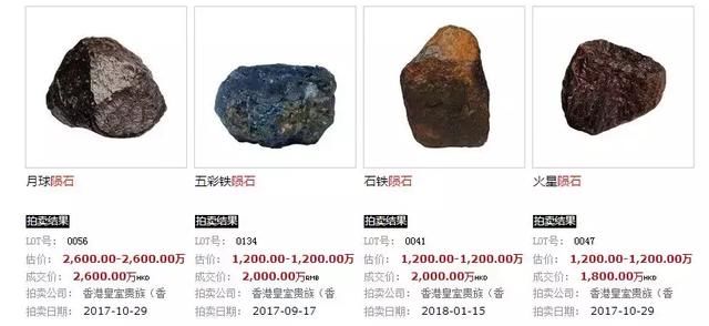 2018陨石行情竞争激烈，藏品好，百万，千万都是优选