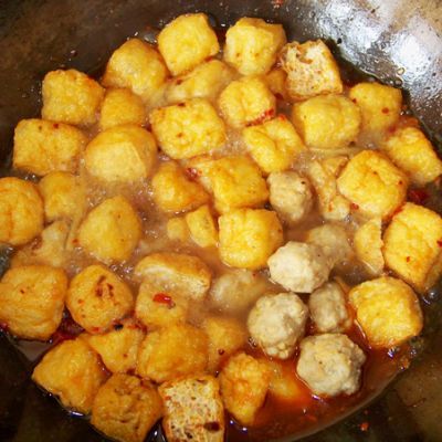 奢华牛肉酱烩油豆腐