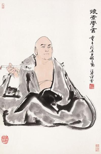 十岁出家当和尚，他也是醉僧，一生与字为伴，但一手狂草闻名天下