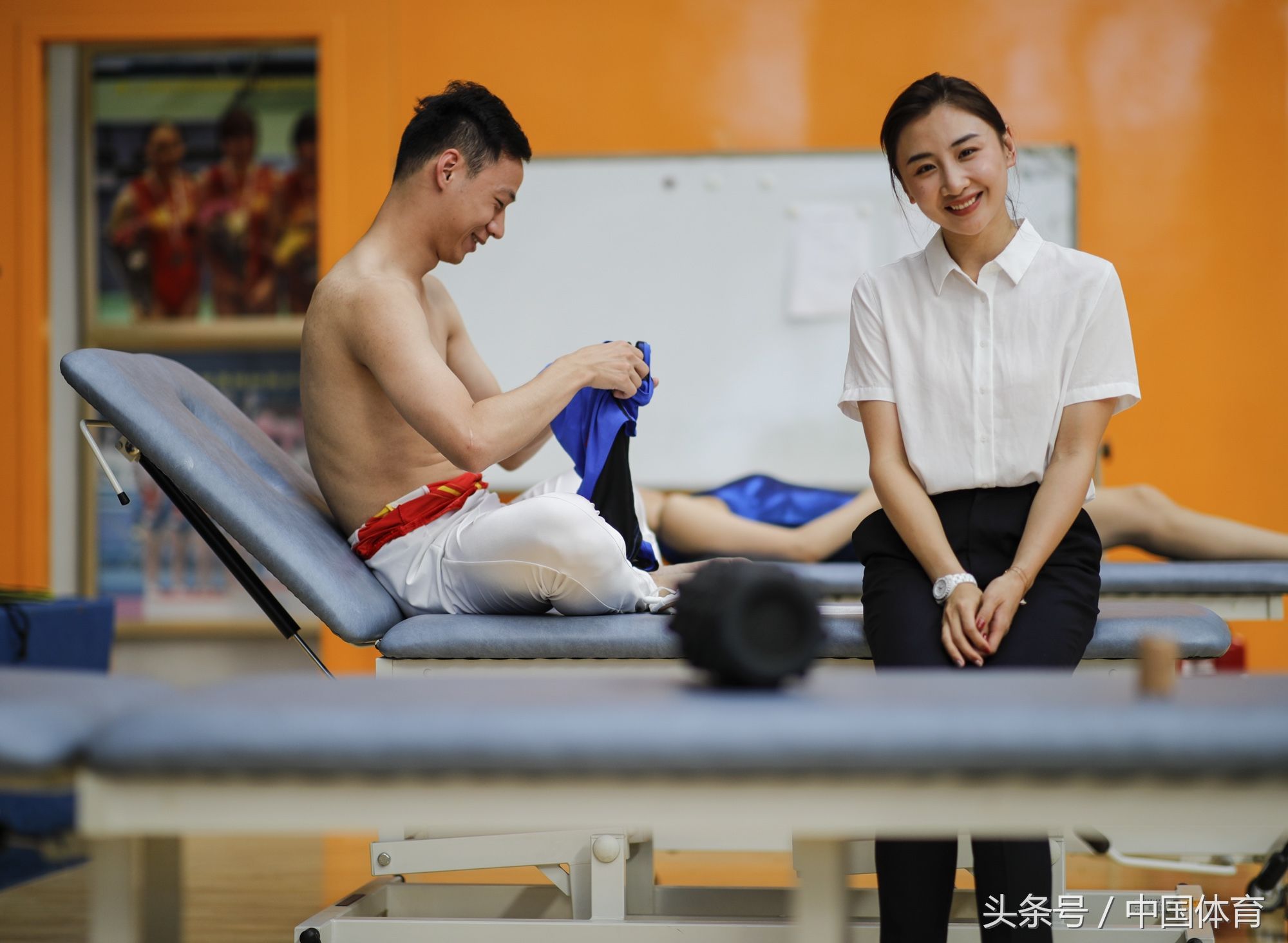 亚运会蹦床第一次选拔测验赛在北京体育大学进