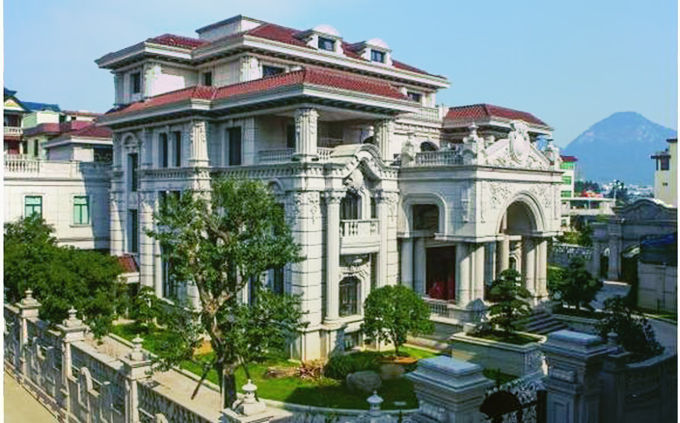 莆田花眼自跑遍,别墅别墅看商铺,建房大江南北农村改豪宅图片