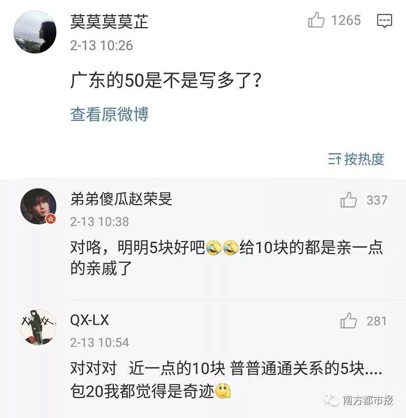 扎心 | 全国压岁钱地图出炉!网友:只恨童年没在福建长大