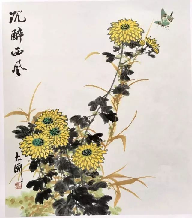 [转载]国画教程:菊花的画法