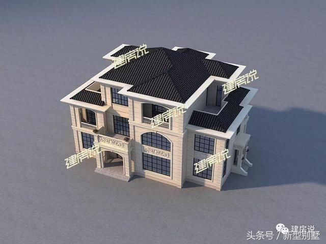带堂屋的豪华农村别墅,建造它成为村里数一数二的人物