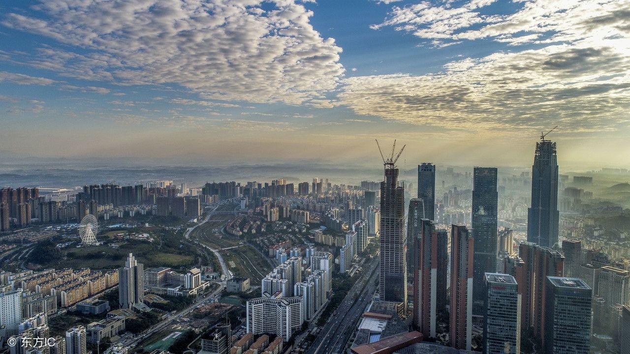 南宁CBD,高楼林立,一线城市即视感