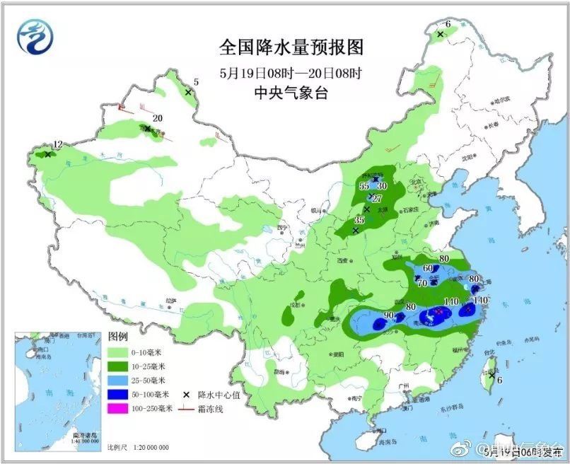 雷阵雨+中雨!河北大范围降雨马上到，降温明显!下周一上班要带伞